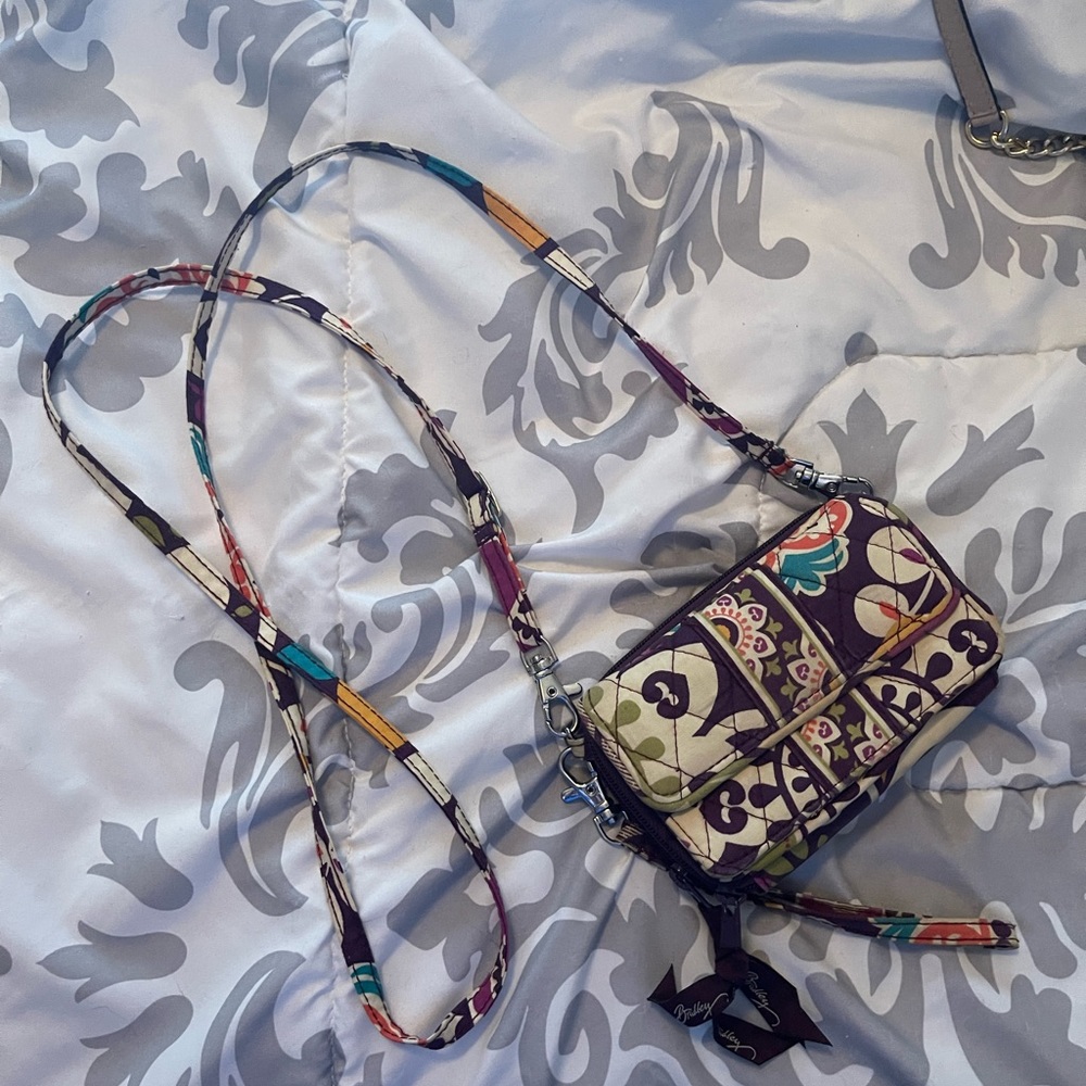 GUC Vera Bradley wristlet/wallet crossbody bag